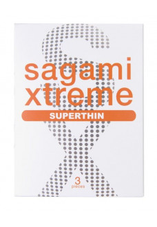 Ультратонкие презервативы Sagami Xtreme Superthin - 3 шт.