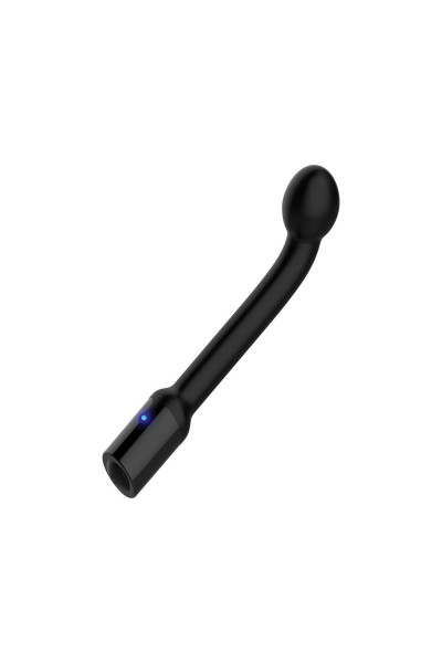 Черный вибростимулятор простаты Rechargeable Prostate Probe - 21,7 см.