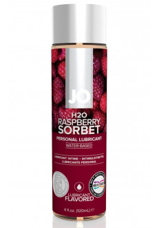 Лубрикант на водной основе с ароматом малины JO Flavored Raspberry Sorbet - 120 мл.