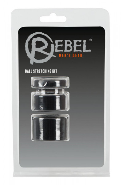 Набор из 3 колец для утяжки мошонки Rebel Ball Stretching Kit