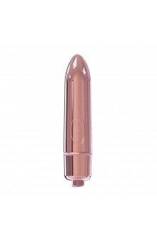 Розовая гладкая вибропуля So Divine Halo Bullet Vibrator - 8 см.