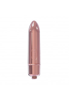 Розовая гладкая вибропуля So Divine Halo Bullet Vibrator - 8 см.