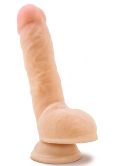 Телесный фаллоимитатор 9 Inch Sensa Feel Dildo - 22,8 см.