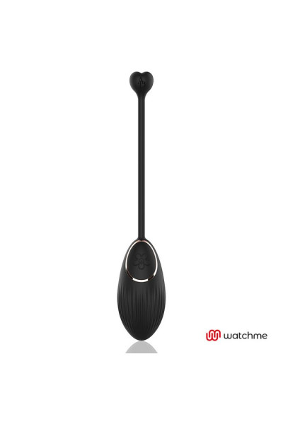 Черно-золотистое виброяйцо с пультом-часами Anne s Desire Vibro Egg Wireless Watchme