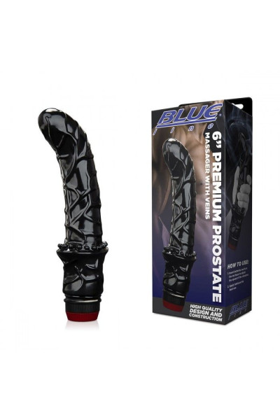 Черный вибромассажер простаты 6  Premium Prostate Massager