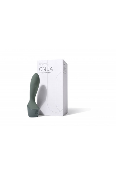 Зеленый стимулятор точки G Onda G-Spot Massager - 19,5 см.