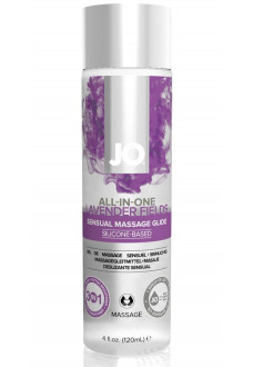 Массажный гель ALL-IN-ONE Massage Oil Lavender с ароматом лаванды - 120 мл.