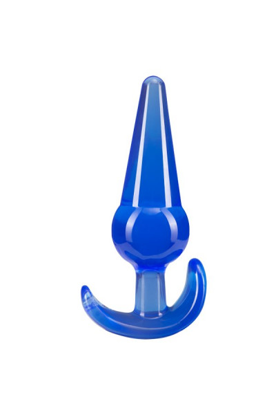 Синяя анальная пробка в форме якоря Large Anal Plug - 12,2 см.