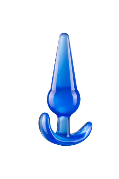 Синяя анальная пробка в форме якоря Large Anal Plug - 12,2 см.