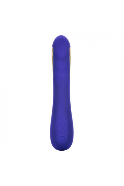 Фиолетовый вибратор с электростимуляцией Intimate E-Stimulator Petite Wand - 18,5 см.