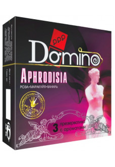 Ароматизированные презервативы Domino Aphrodisia - 3 шт.