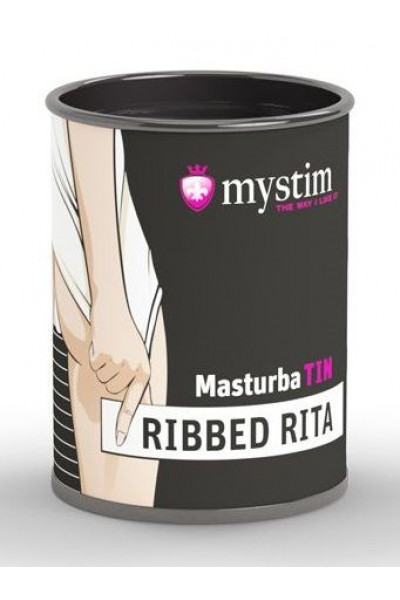 Компактный мастурбатор MasturbaTIN Ribbed Rita