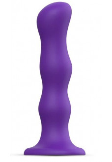 Фиолетовая насадка Strap-On-Me Dildo Geisha Balls size XL