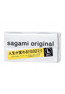 Презервативы Sagami Original 0.02 L-size увеличенного размера - 10 шт.