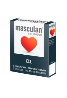 Презервативы увеличенного размера Masculan XXL - 3 шт.