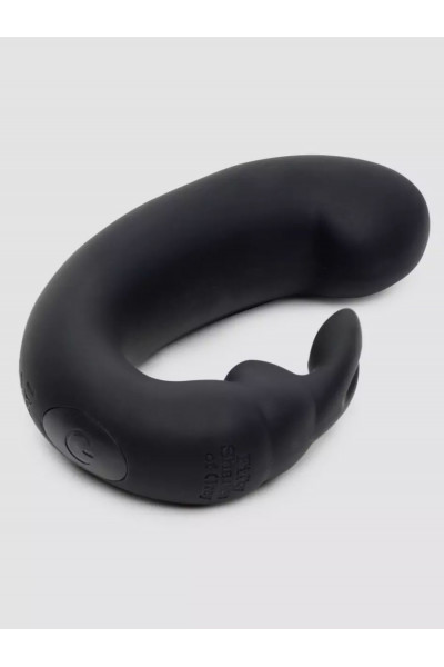 Черный мини-вибратор  кролик  Sensation Rechargeable G-Spot Rabbit Vibrator - 11,4 см.