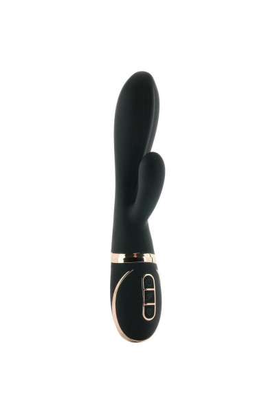 Черный вибратор-кролик Dual Stim Rabbit Vibrator