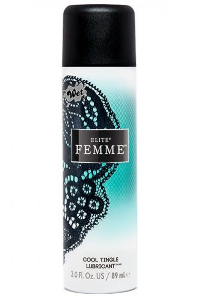 Возбуждающий гибридный лубрикант Wet Elite Femme Cool Tingle - 89 мл.