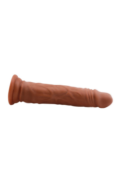 Кофейный фаллоимитатор Lascivious Dildo - 21,4 см.