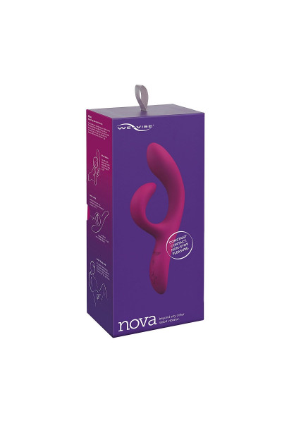 Фиолетовый вибратор-кролик We-Vibe Nova 2 - 20,5 см.