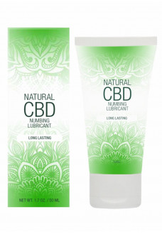 Лубрикант с пролонгирующим эффектом Natural CBD Numbing Lubricant - 50 мл.