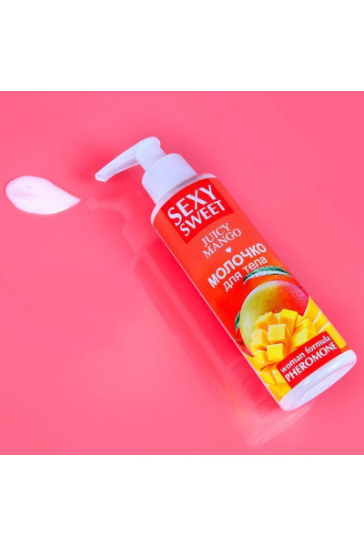 Молочко для тела с феромонами и ароматом манго Sexy Sweet Juicy Mango - 150 гр.