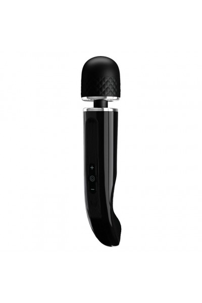 Черный вибратор-жезл Charming Massager Plus - 29 см.