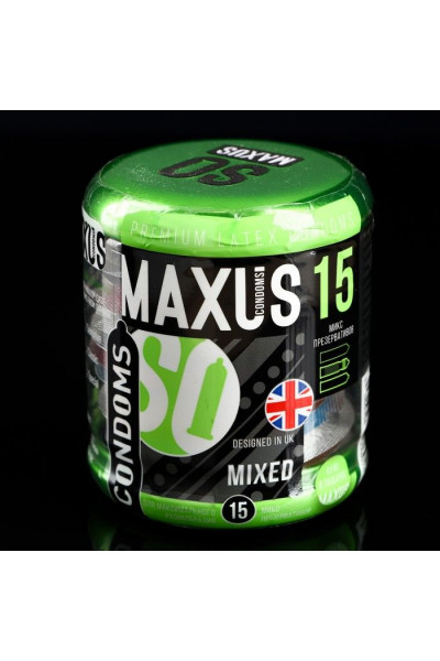 Презервативы MAXUS Mixed - 15 шт.