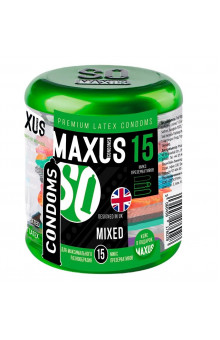 Презервативы MAXUS Mixed - 15 шт.