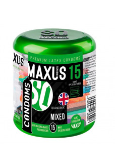 Презервативы MAXUS Mixed - 15 шт.