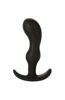 Черная анальная пробка для ношения Mood Naughty 2 4.5  Silicone - 11,4 см.