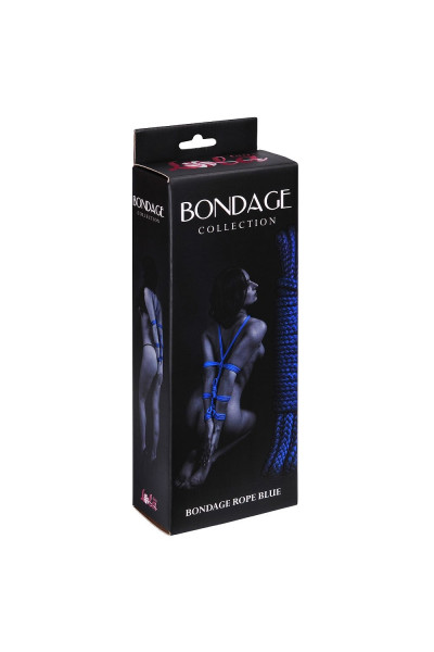 Синяя веревка Bondage Collection Blue - 9 м.