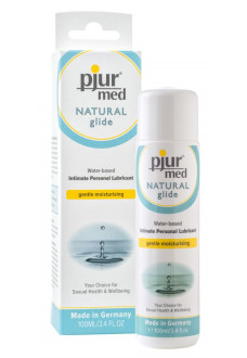 Нейтральный лубрикант на водной основе pjur MED Natural glide - 100 мл.