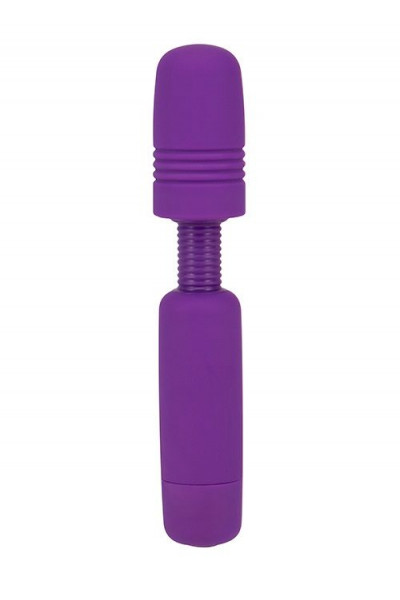 Фиолетовый мини-вибратор POWER TIP JR MASSAGE WAND