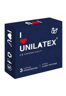 Ультрапрочные презервативы Unilatex Extra Strong - 3 шт.