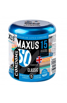 Классические презервативы MAXUS Classic - 15 шт.