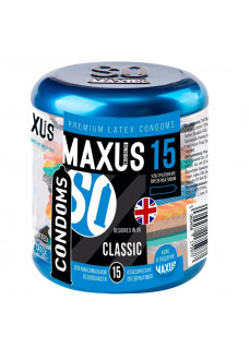 Классические презервативы MAXUS Classic - 15 шт.