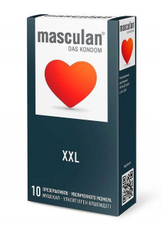 Презервативы увеличенного размера Masculan XXL - 10 шт.