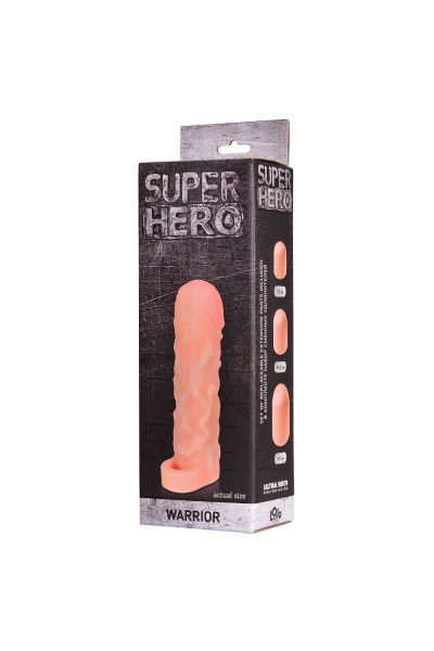 Фаллоудлинитель SUPER HERO Warrior - 16 см.