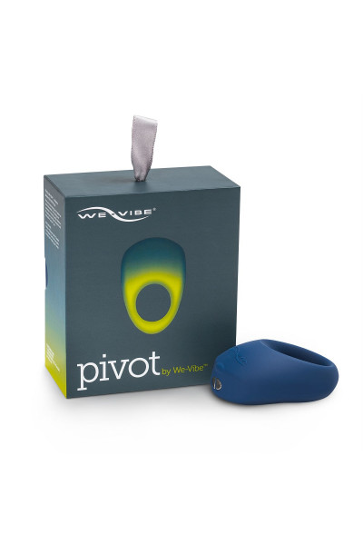 Синее эрекционное виброкольцо We-vibe Pivot