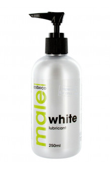 Анальная смазка на водной основе MALE Cobeco White Lubricant - 250 мл.