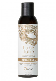 Интимный гель на водной основе Lube Tube Human Lube - 150 мл.