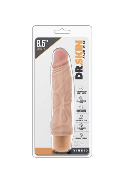 Телесный вибратор-реалистик Cock Vibe 10 - 21,6 см.