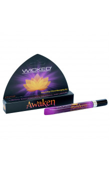 Возбуждающий массажный гель для клитора WICKED AWAKEN - 8,6 мл.