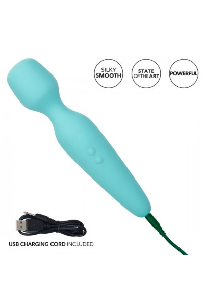 Голубой wand-вибромассажер They-ology Vibrating Intimate Massager