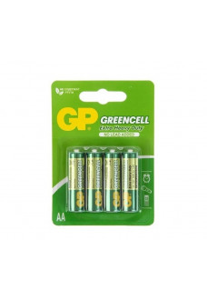 Батарейки солевые GP GreenCell AA/R6G - 4 шт.