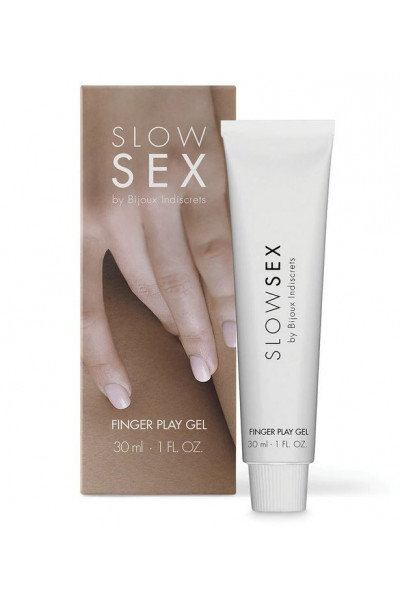 Гель для мастурбации с ароматом кокоса Slow Sex Finger Play Gel - 30 мл.