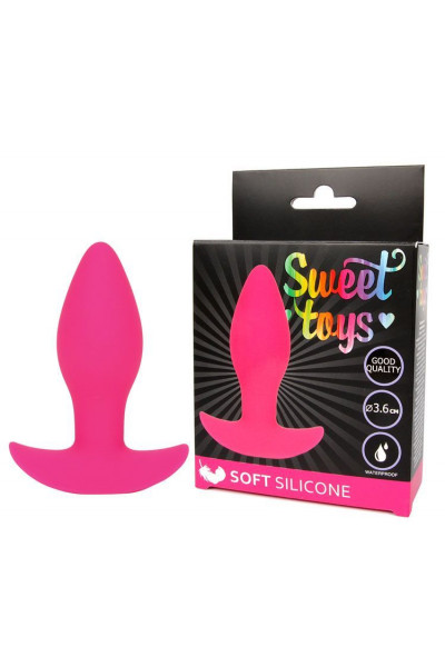 Розовая анальная втулка Sweet Toys - 8,5 см.