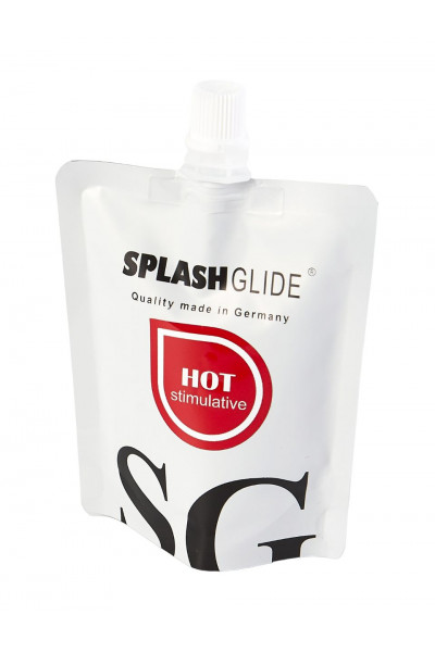 Возбуждающий лубрикант на водной основе Splashglide Hot Stimulative - 100 мл.