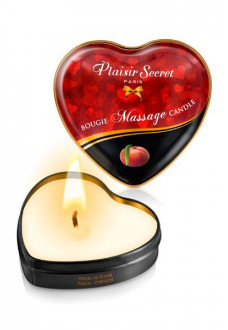 Массажная свеча с ароматом персика Bougie Massage Candle - 35 мл.